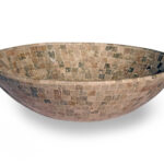 ACCECO Bacha Oval Marmol Travertino Oscura (BA-TRAV O/OVAL)