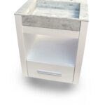 ACCECO Mueble AIDA blanco carrara 50