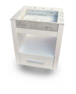 ACCECO Mueble AIDA blanco carrara 50
