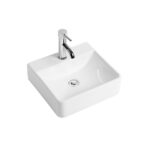 Bacha Almeria Cuadrada con Grifo 41x38x15