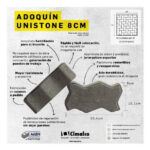 Adoquín Unistone 8cm - Imagen 2