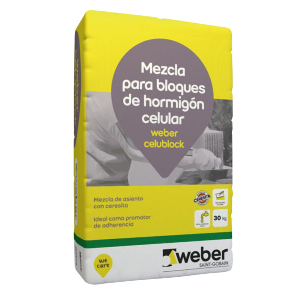 WEBER - Mezcla para bloques de hormigón celular - Imagen 1