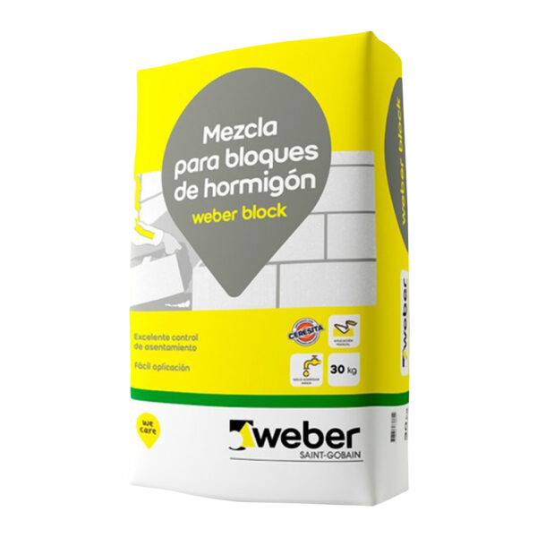 WEBER - Mezcla para bloques de hormigón - Imagen 1
